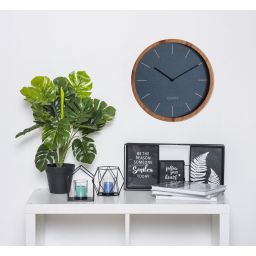 Splendid Bern zegar ścienny niebieski-brązowy AZ-BERN