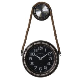 Splendid Dorm zegar ścienny czarny AZ-DORM