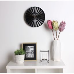 Splendid Luna zegar ścienny czarny-złoty AZ-LUNA