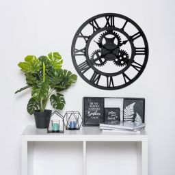 Splendid Nero zegar ścienny czarny AZ-NERO