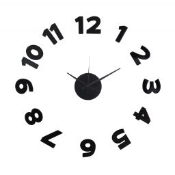 Splendid Sticker matte zegar ścienny czarny AZ-STICKER-MATTE-CZA