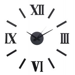 Splendid Sticker Tulus zegar ścienny czarny AZ-STICKER-TULUS-CZA