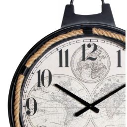 Splendid Vasco zegar ścienny czarny AZ-VASCO