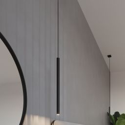 Sollux Lighting Pastelo lampa wisząca 1x40W czarna SL.0469