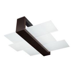 Sollux Lighting Feniks lampa podsufitowa 2x60W wenge SL.0074