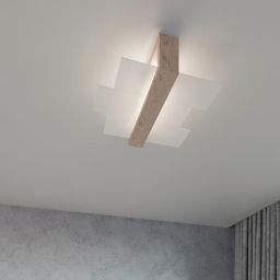 Sollux Lighting Feniks kinkiet 1x60W naturalne drewno SL.0077