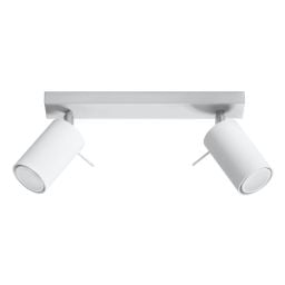 Sollux Lighting Ring lampa podsufitowa 2x40W biała SL.0088