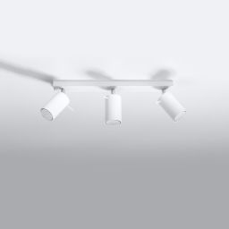 Sollux Lighting Ring lampa podsufitowa 3x40W biała SL.0089