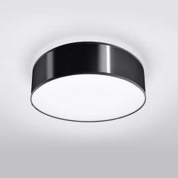 Sollux Lighting Arena plafon 2x60W czarny SL.0121