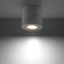 Sollux Lighting Orbis lampa podsufitowa 1x6W szary SL.0488