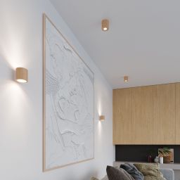 Sollux Lighting Orbis kinkiet 1x4.5W drewno SL.0490