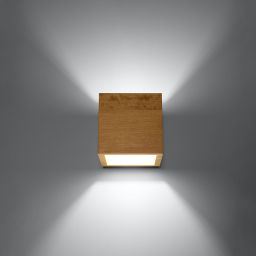 Sollux Lighting Quad kinkiet 1x4.5W drewno SL.0491