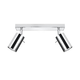 Sollux Lighting Ring lampa podsufitowa 2x6W chrom SL.0728