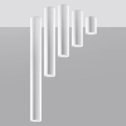 Sollux Lighting Lagos 10 lampa podsufitowa 1x40W biała SL.0996