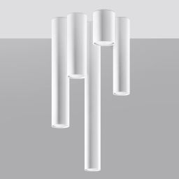 Sollux Lighting Lagos 10 lampa podsufitowa 1x40W biała SL.0996