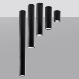 Sollux Lighting Lagos 10 lampa podsufitowa 1x40W czarna SL.1000