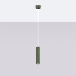 Sollux Lighting Karbon lampa wisząca 1x10 W zielona SL.1611