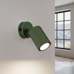 Sollux Lighting Karbon kinkiet 1x10 W zielony SL.1617