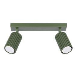 Sollux Lighting Karbon lampa podsufitowa 2x10 W zielona SL.1618