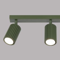 Sollux Lighting Karbon lampa podsufitowa 3x10 W zielona SL.1619