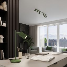 Sollux Lighting Karbon lampa biurkowa 1x10 W zielona SL.1624