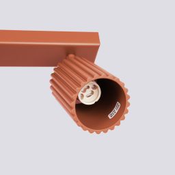 Sollux Lighting Karbon lampa podsufitowa 3x10 W ochra czerwona SL.1638