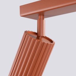 Sollux Lighting Karbon lampa podsufitowa 3x10 W ochra czerwona SL.1638