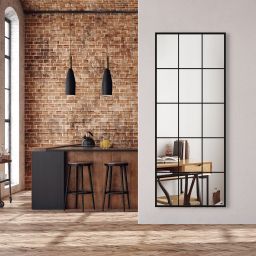 Styler Loft lustro 60x150 cm prostokątne czarny LU-12370