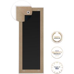 Styler Jyvaskyla lustro 56x148 cm prostokątne biały LU-12405