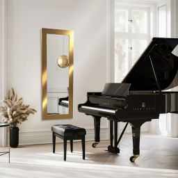 Styler Jyvaskyla lustro 56x148 cm prostokątne złoty LU-12406