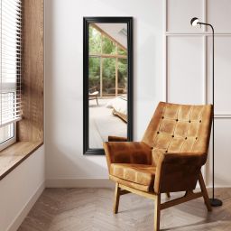 Styler Wave lustro 50x142 cm prostokątne czarny LU-12428