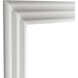 Styler Wave lustro 50x142 cm prostokątne biały LU-12427