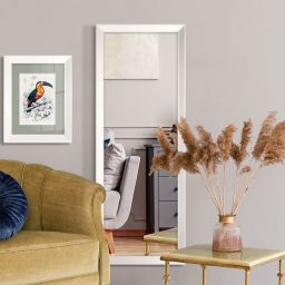 Styler Paris lustro 47x147 cm prostokątne biały LU-12297