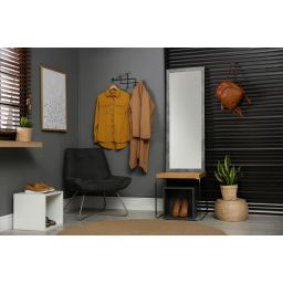 Styler Lahti lustro prostokątne 127x47 cm rama szary beton mat LU-01170