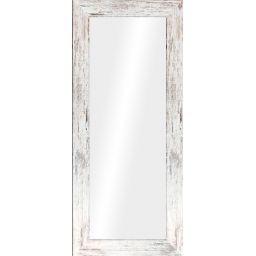 Styler Jyvaskyla lustro 148x60 cm prostokątne rama bielone przecierane drewno mat LU-01207