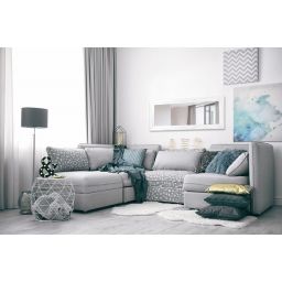 Styler Jyvaskyla lustro 148x56 cm prostokątne rama białe drewno mat LU-12449