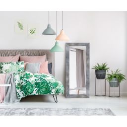 Styler Jyvaskyla lustro 148x56 cm prostokątne rama szary beton mat LU-12447