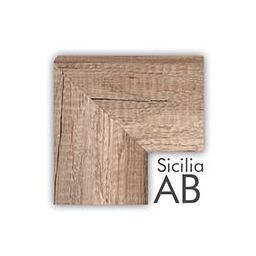 Styler Sicilia lustro 46x146 cm prostokątne drewno LU-12261