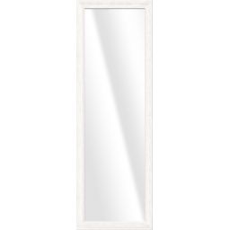 Styler Sicilia lustro prostokątne 46x146 cm stojące rama białe drewno mat LU-12262