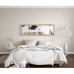 Styler Lahti lustro prostokątne 127x47 cm rama jasne drewno mat LU-12278
