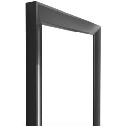 Styler Paris lustro 47x147 cm prostokątne czarny LU-12298