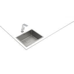 Teka Flexlinea zlewozmywak stalowy z syfonem 54x44 cm stal 115000062