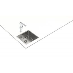 Teka Be Linea zlewozmywak stalowy z syfonem 44x44 cm stal 115000064