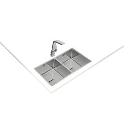Teka Flexlinea zlewozmywak stalowy 74x44 cm 115030009