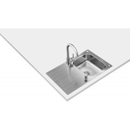 Teka Universe 45 T-XP 1B 1 D REV 3 1/2 zlewozmywak stalowy 79x50 cm stal polerowana 115110011