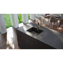 Teka Radea zlewozmywak Tegranit 55,6x45,6 cm czarny 115230051