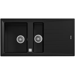 Teka Stone zlewozmywak Tegranit 100x51 cm czarny 115360008