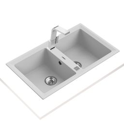 Teka Stone zlewozmywak Tegranit 86x51 cm biały 115260012