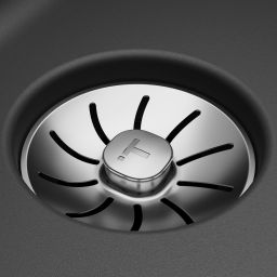 Teka Radea zlewozmywak Tegranit 45,6x45,6 cm czarny 115230048