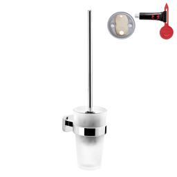 Tesa Elegaant szczotka toaletowa ścienna chrom 40430-00000-00